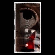 Coque Nokia Lumia 830 Verres de vin rouge et tonneaux