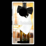 Coque Nokia Lumia 830 Vin blanc et noeud papillon