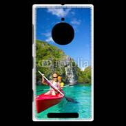 Coque Nokia Lumia 830 Kayak dans un lagon