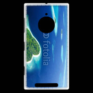 Coque Nokia Lumia 830 île en former de cœur au milieu de la mer
