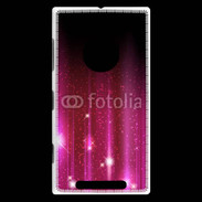 Coque Nokia Lumia 830 Rideau rose à strass