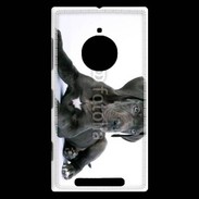 Coque Nokia Lumia 830 Dogue allemand noir