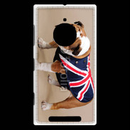 Coque Nokia Lumia 830 Bulldog anglais en tenue