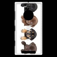 Coque Nokia Lumia 830 Alignement de petits chiens