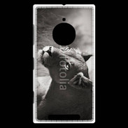 Coque Nokia Lumia 830 Lionne en noir et blanc