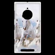 Coque Nokia Lumia 830 Chevaux blancs
