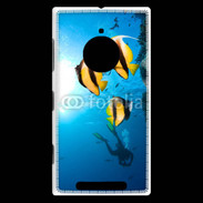 Coque Nokia Lumia 830 Poisson jaune et noir