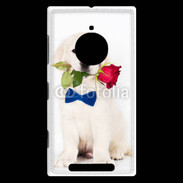 Coque Nokia Lumia 830 Chiot gentleman