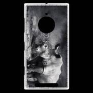 Coque Nokia Lumia 830 Rhinocéros noir et blanc