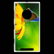 Coque Nokia Lumia 830 Papillon posé sur une fleur