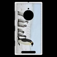 Coque Nokia Lumia 830 Famille de Pingouin Empereur