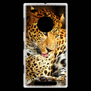 Coque Nokia Lumia 830 Portrait de léopard