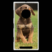 Coque Nokia Lumia 830 Chiot marron 2