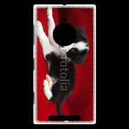 Coque Nokia Lumia 830 Chiot noir et blanc 5