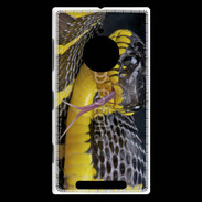 Coque Nokia Lumia 830 Serpent noir et jaune