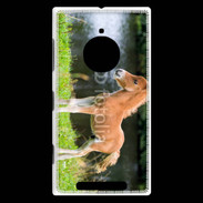 Coque Nokia Lumia 830 Poulain marron et blanc