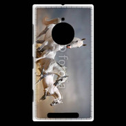 Coque Nokia Lumia 830 Groupe de chevaux blancs
