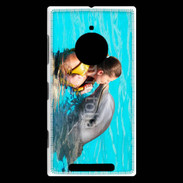 Coque Nokia Lumia 830 Bisou de dauphin