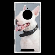 Coque Nokia Lumia 830 Portrait de Bull terrier blanc 5