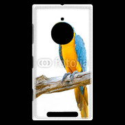 Coque Nokia Lumia 830 Perroquet Macaw Bleu et jaune