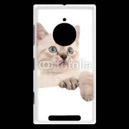 Coque Nokia Lumia 830 Petit chaton en portrait