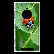 Coque Nokia Lumia 830 Coccinelle sur une feuille