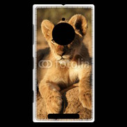 Coque Nokia Lumia 830 Portrait de lionceau 100