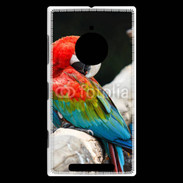 Coque Nokia Lumia 830 Macaw bleu et rouge 75