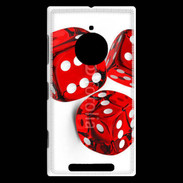 Coque Nokia Lumia 830 Jeu de dés rouges