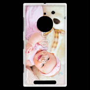 Coque Nokia Lumia 830 Sourire de bébé en rose