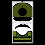 Coque Nokia Lumia 830 Moustache militaire