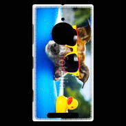 Coque Nokia Lumia 830 Chien à la piscine 5