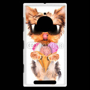 Coque Nokia Lumia 830 Yorkshire avec un cornet de glace