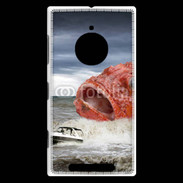 Coque Nokia Lumia 830 Enorme poisson chassant bateau de pêcheurs