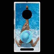 Coque Nokia Lumia 830 Femme à la piscine