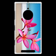 Coque Nokia Lumia 830 Fleurs à la plage