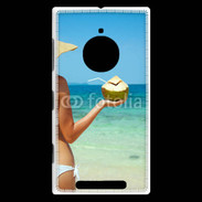 Coque Nokia Lumia 830 Cocktail noix de coco sur la plage 5