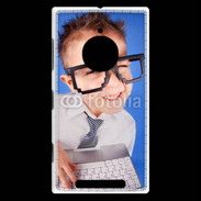 Coque Nokia Lumia 830 jeune Geek avec clavier