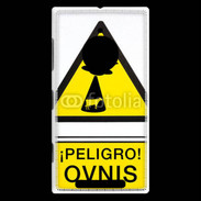 Coque Nokia Lumia 830 Warning Ovni