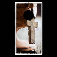 Coque Nokia Lumia 830 Croix en bois 5
