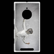 Coque Nokia Lumia 830 Escrime noir et blanc