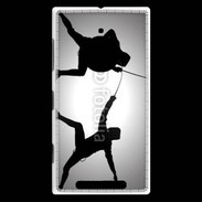 Coque Nokia Lumia 830 Silhouette d'escrimeurs
