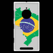 Coque Nokia Lumia 830 Drapeau Brésil coupe du monde 2014