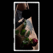Coque Nokia Lumia 830 Lingerie et rose rouge