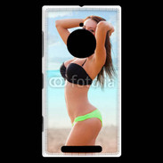 Coque Nokia Lumia 830 Belle femme à la plage 10