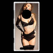 Coque Nokia Lumia 830 Femme sexy en lingerie noire
