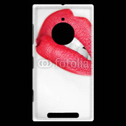 Coque Nokia Lumia 830 bouche sexy rouge à lèvre gloss crayon contour