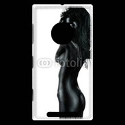 Coque Nokia Lumia 830 Femme nue body painting noir et blanc 4