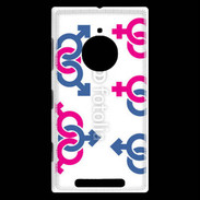 Coque Nokia Lumia 830 Symboles homme femme