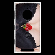 Coque Nokia Lumia 830 soutien gorge avec une fraise